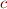 $c$