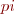$pi$